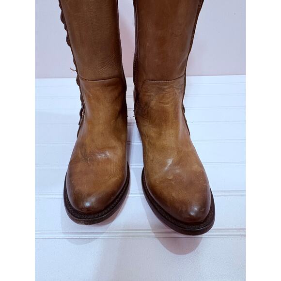 FREEBIRD BY STEVEN WYATT TALL BOOTS IN COGNAC SIZE 6 - Picture 9 of 11